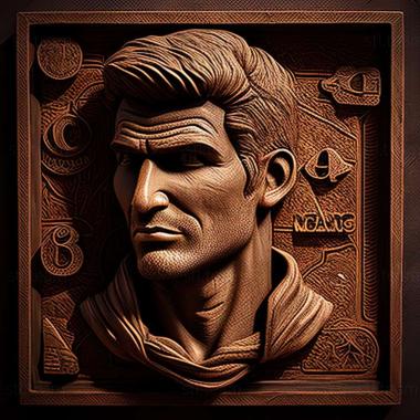 3D model Uncharted 3 Drakes Deception game (STL)